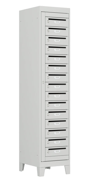 Postlocker OPK 15 vakken in grijs