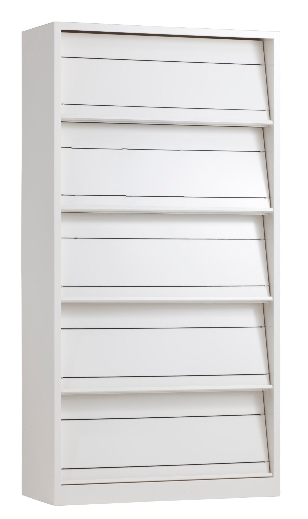 Witte presentatiekast CHD met 5 kleppen van Ceha Europe