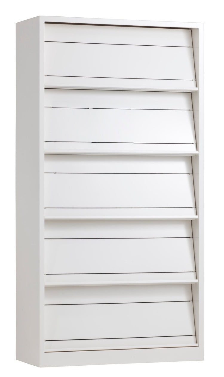 Witte presentatiekast CHD met 5 kleppen van Ceha Europe