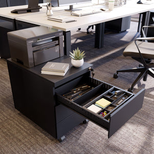 Zwart rolblok met 3 laden van Ceha Europe