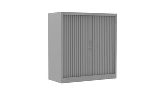 Aluminiumkleurig CHS roldeurkast