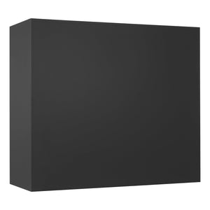 Achterzijde van zwarte CHS roldeurkast