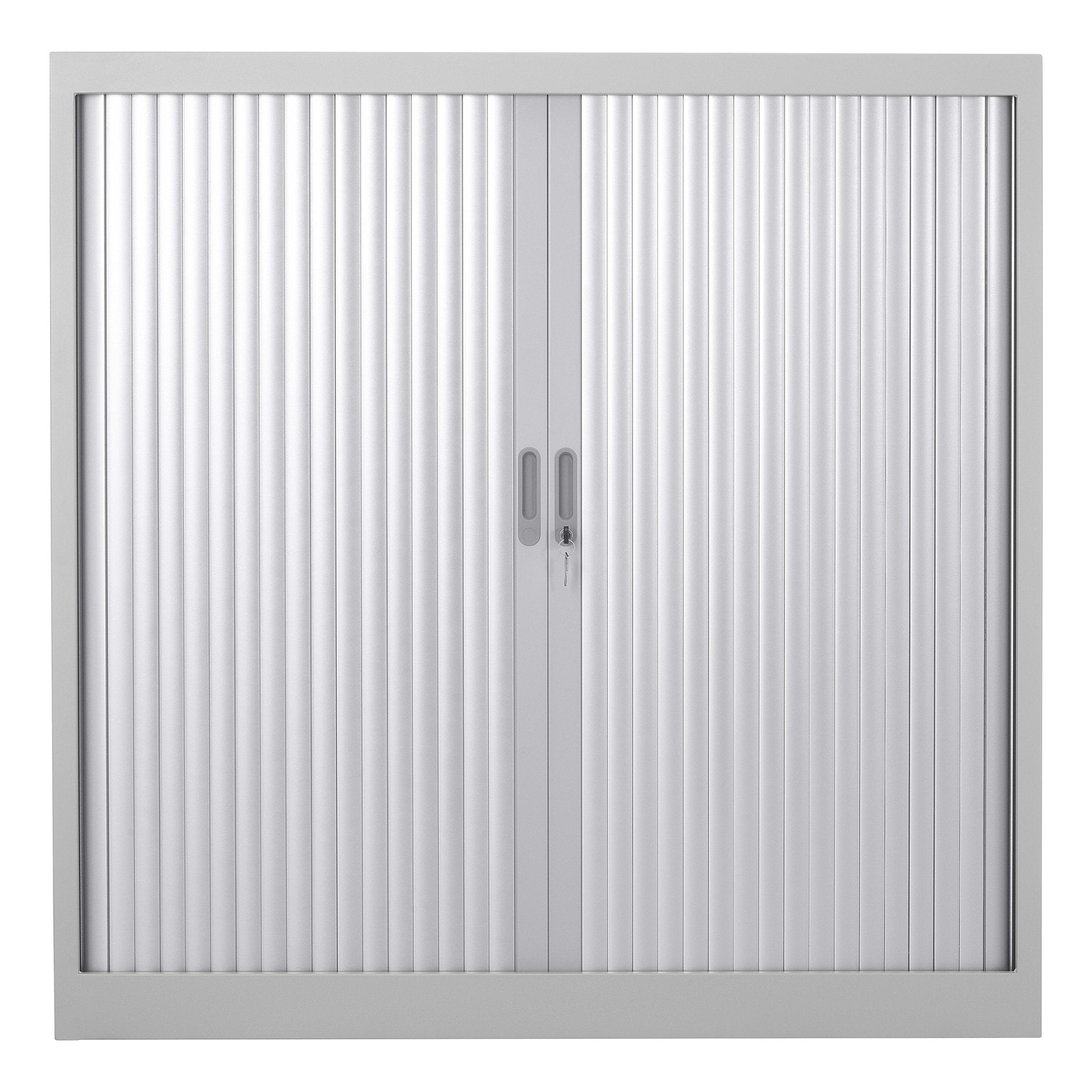 Roldeurkast CHS 120x120 RAL 9006 voor veilig opbergen kantoor