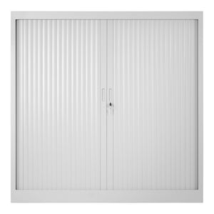 Stevige lichtgrijze roldeurkast CHS met afsluitbaar slot