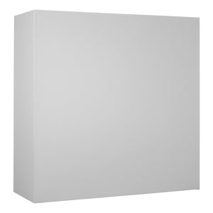 Roldeurkast zilvergrijs 120x120 voor georganiseerd opbergen