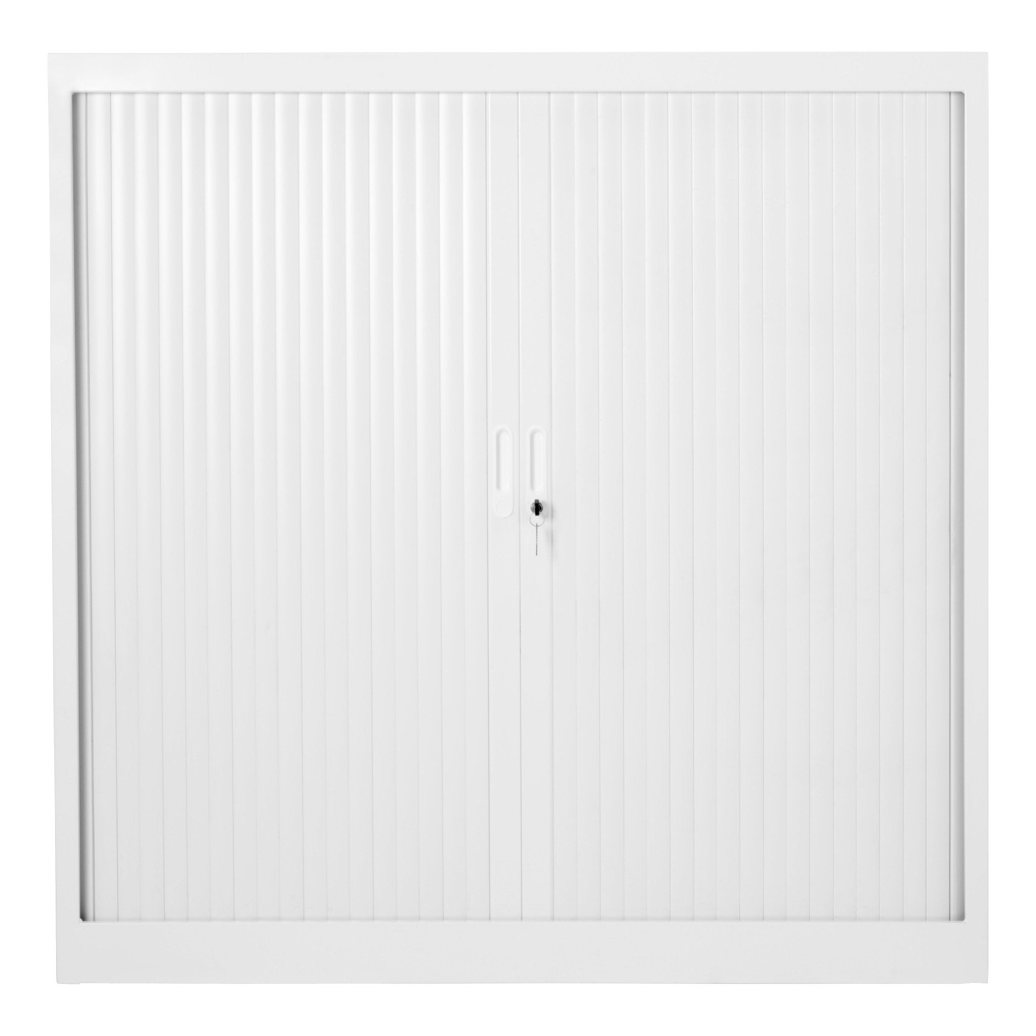 CHS kast 120x120 cm wit met soepel schuivende roldeur