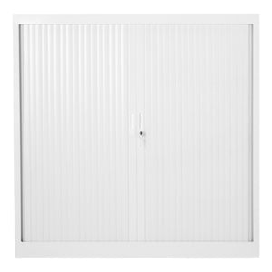 CHS kast 120x120 cm wit met soepel schuivende roldeur