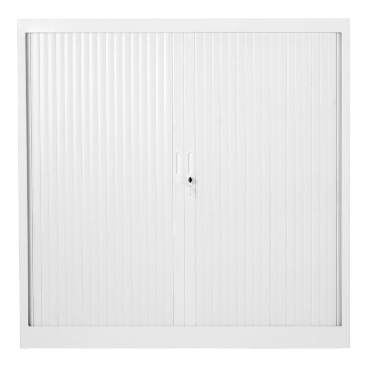 CHS kast 120x120 cm wit met soepel schuivende roldeur