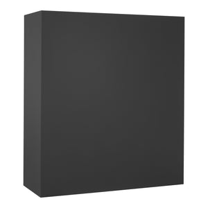 Antracietgrijze roldeurkast CHS 135x120 met twee legborden