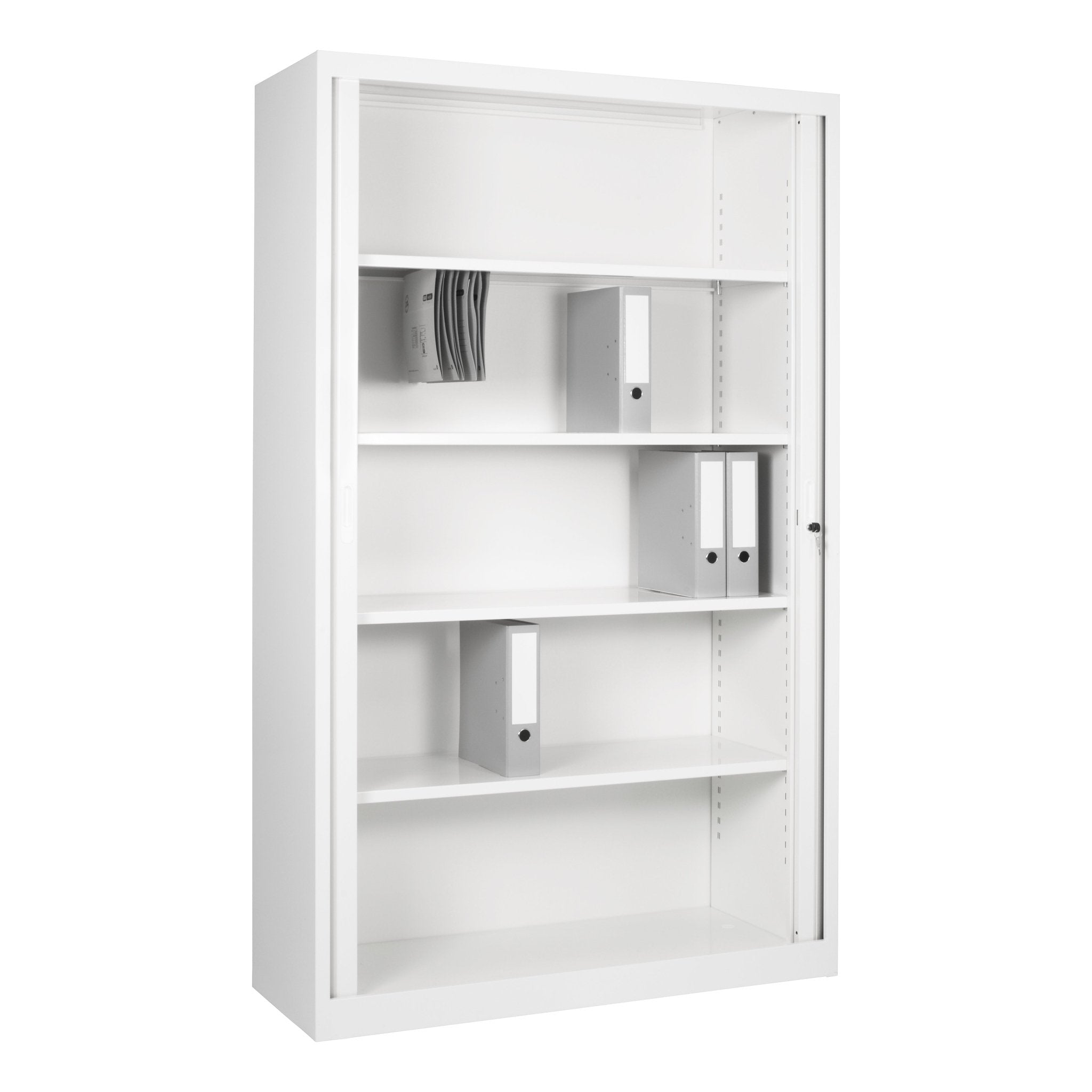 Roldeurkast wit CHS 195x120 RAL 9010D voor kantoorruimte