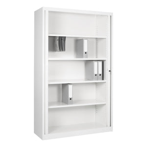 Roldeurkast wit CHS 195x120 RAL 9010D voor kantoorruimte