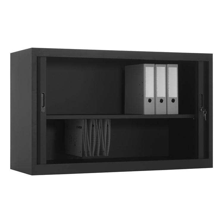 Zwarte CHS roldeurkast 73x120