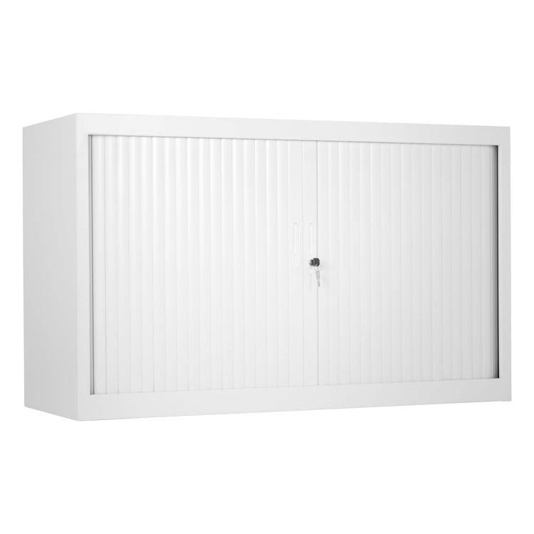 Witte stalen CHS roldeurkast 73x120