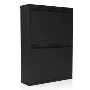 Schoenenkast Bodi 2-vaks Zwart van Ceha