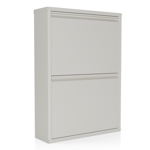 Witte Bodi schoenenkast 2-vaks