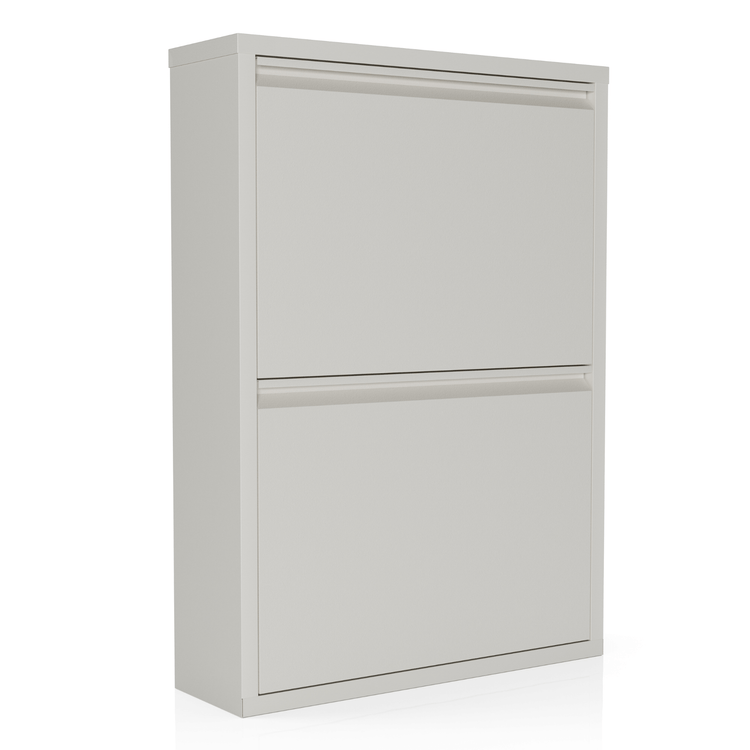 Witte Bodi schoenenkast 2-vaks