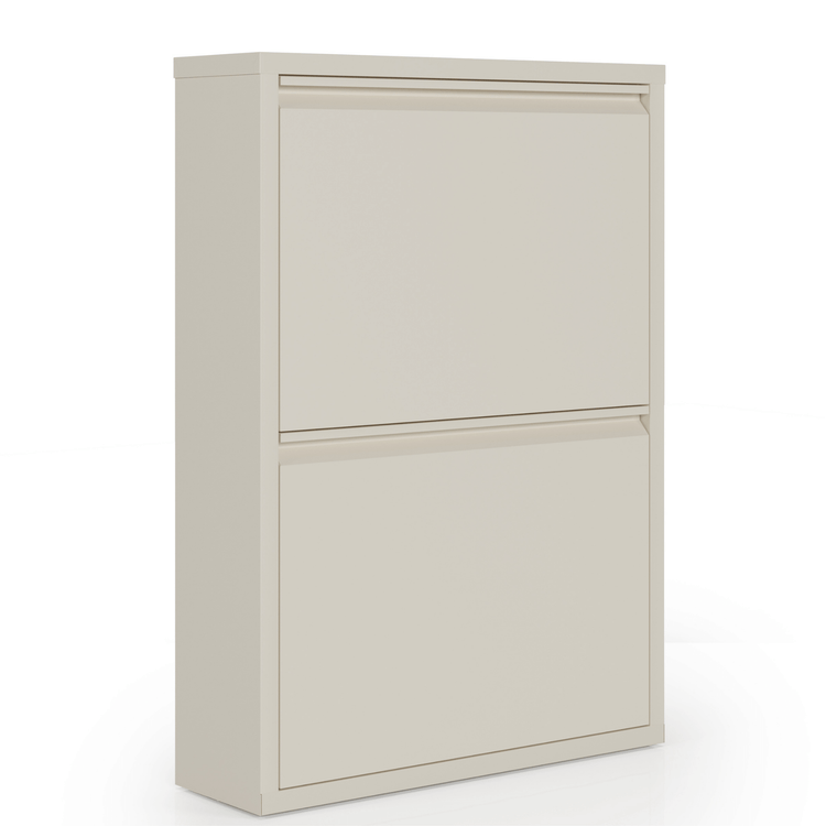 Beige Bodi schoenenkast 2-vakken