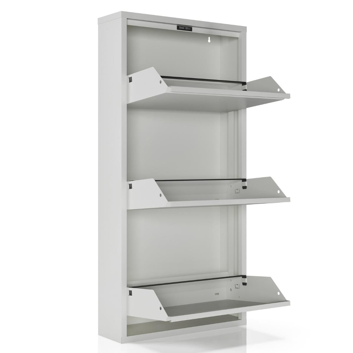Openstaande vakken van schoenenkast Bodi Wit