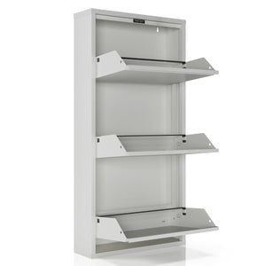 Openstaande vakken van schoenenkast Bodi Wit