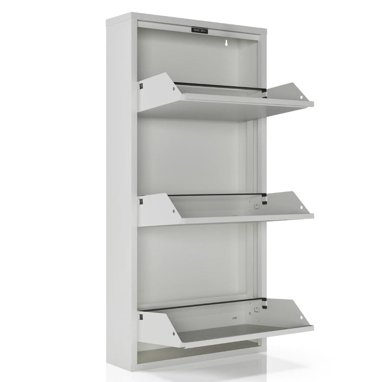 Openstaande vakken van schoenenkast Bodi Wit