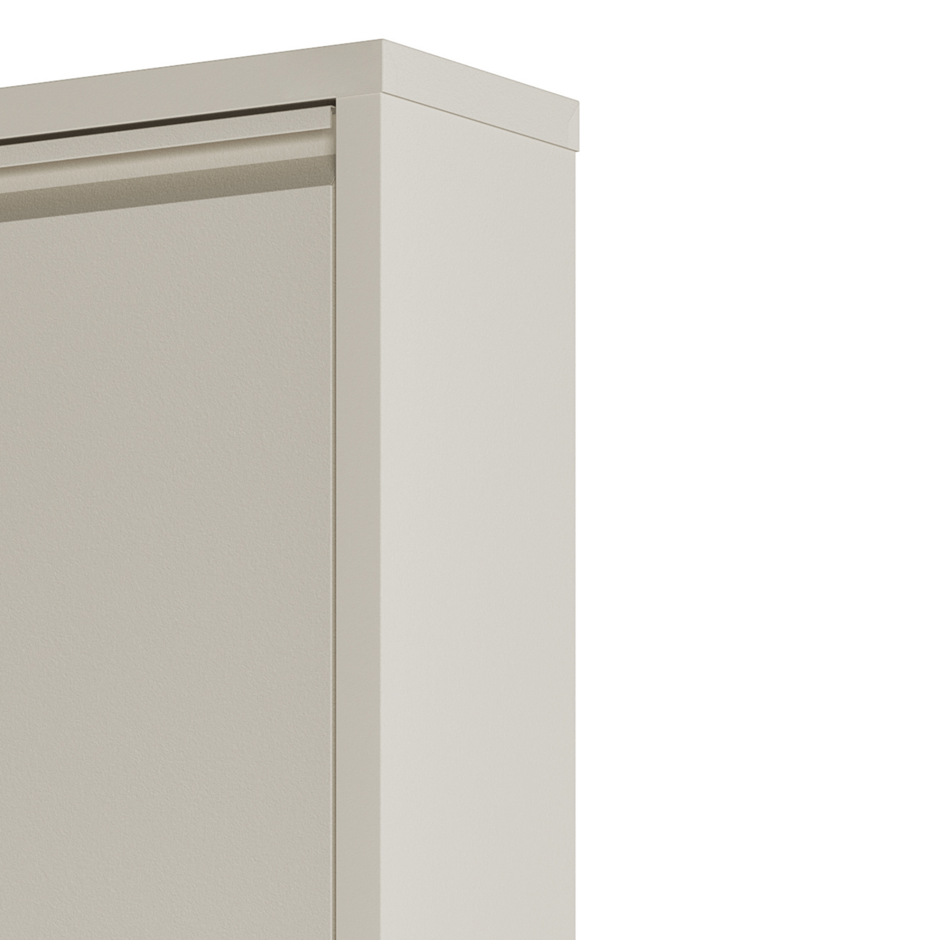 Hoek van de beige Bodi schoenenkast