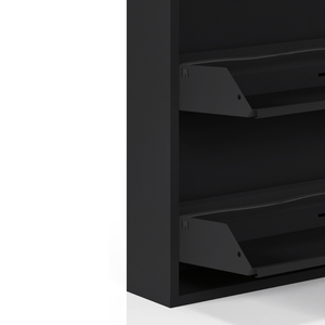 Vakken van Schoenenkast Bodi 5-vaks Zwart 