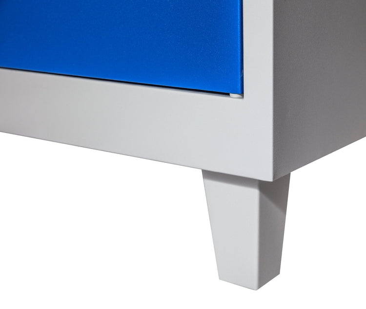 Set voeten 40 cm lichtgrijs voor garderobekast RAL7035