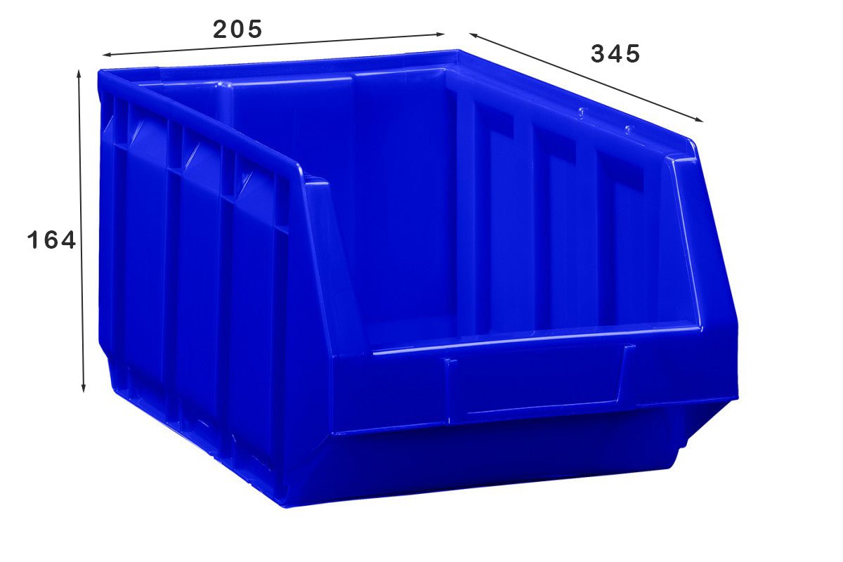 Stapelbak 11,5L (set van 24 stuks) Blauw