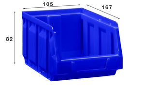 Stapelbak 1,3L (set van 48 stuks) Blauw