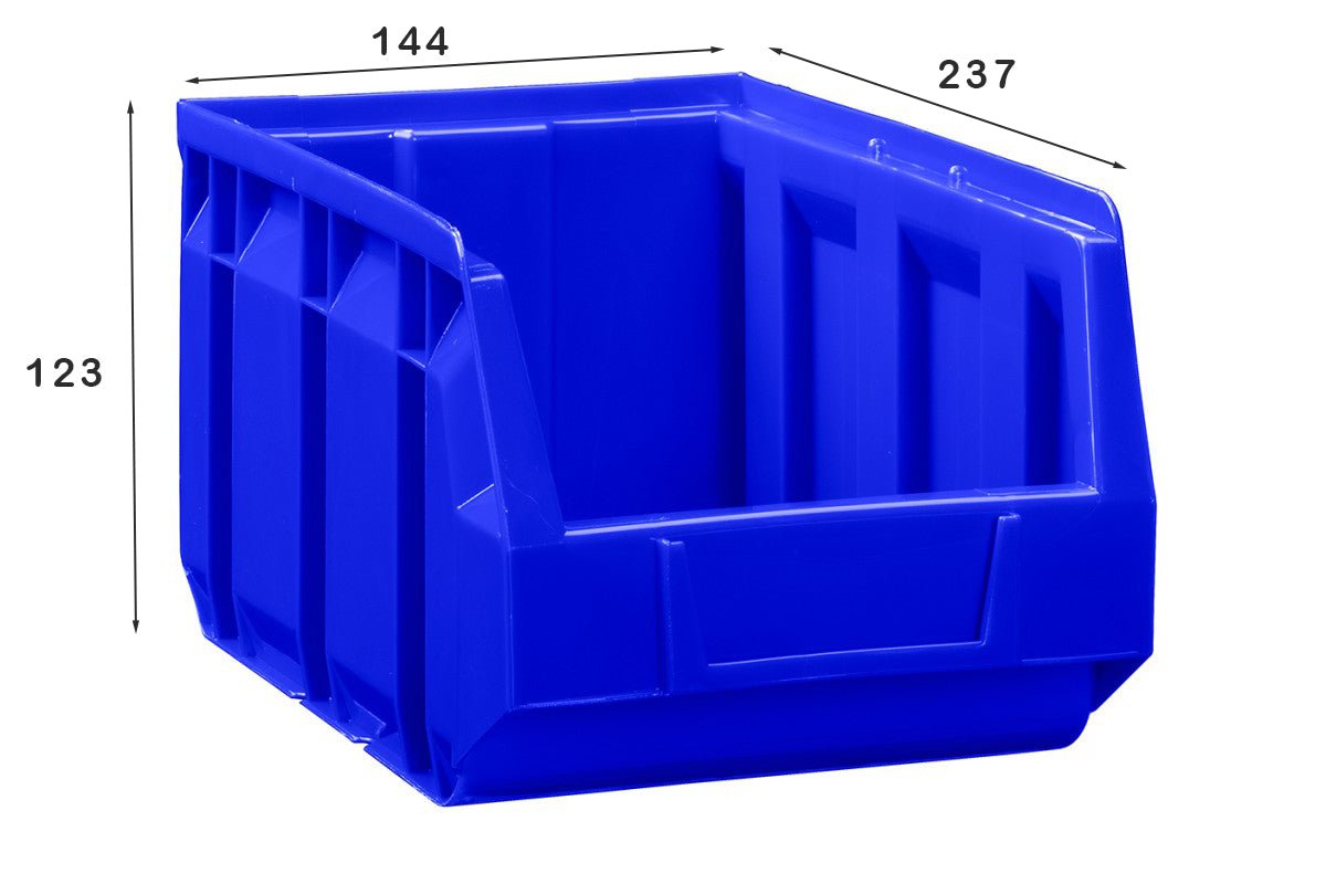 Stapelbak 4,1L (set van 38 stuks) Blauw