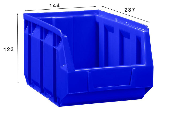 Stapelbak 4,1L (set van 38 stuks) Blauw