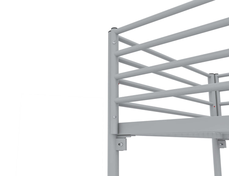 Details van aluminium stapelbed TUV