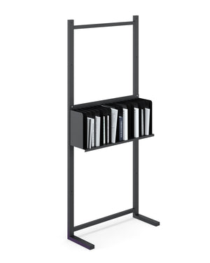 Stellage ophangrek in RAL9005/hamerslag