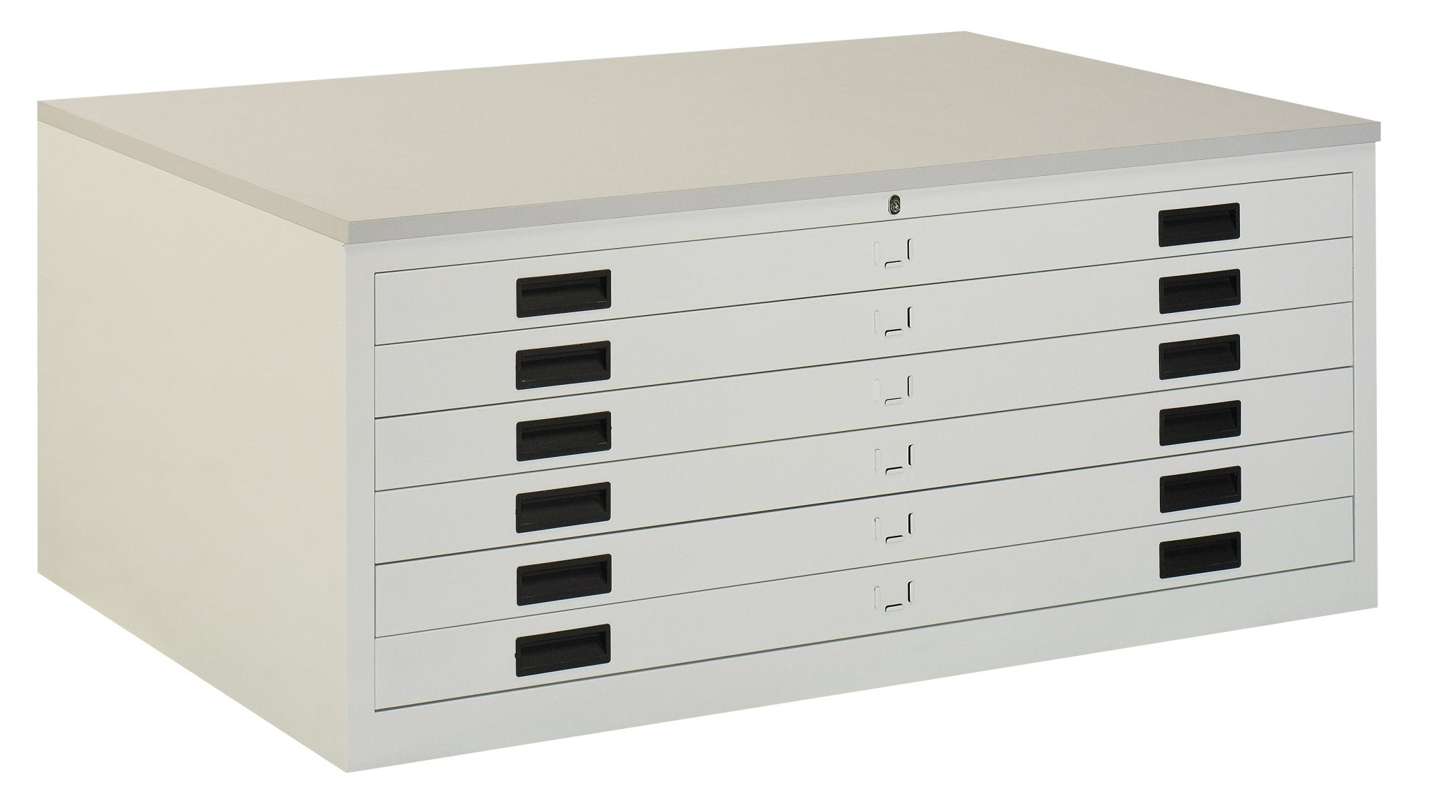 Tekening ladekast A0 6 laden (met topblad) 9010