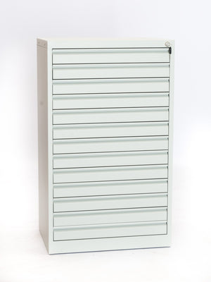 Tekening ladekast wit 9010