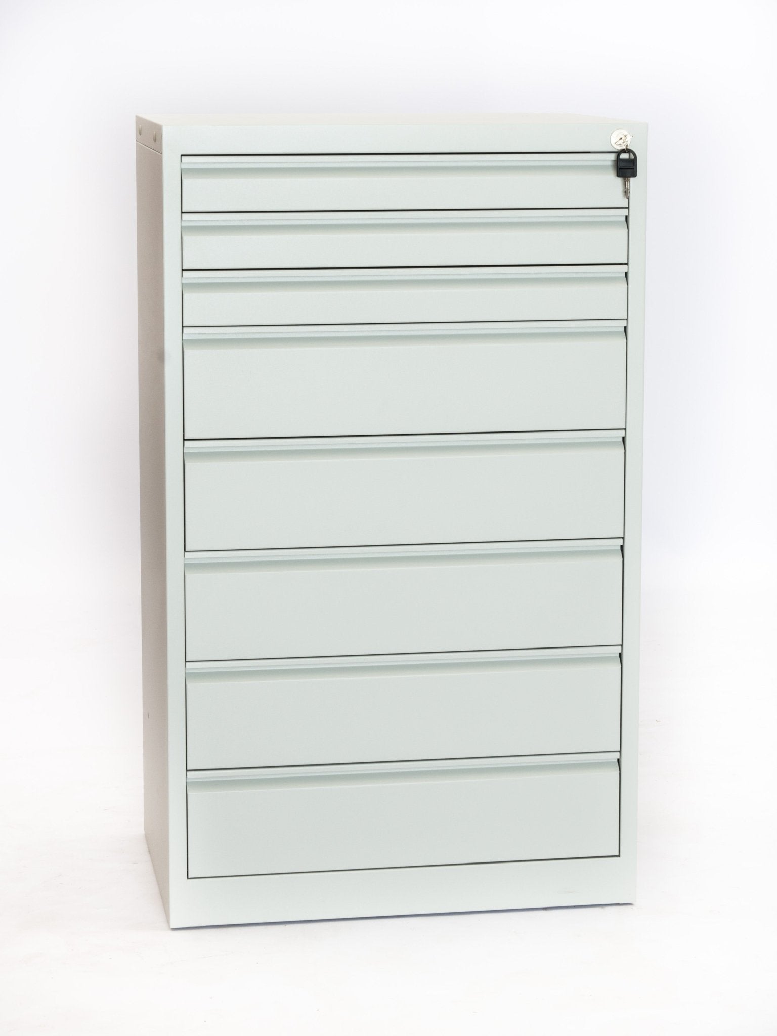 Tekening ladekast 8 laden (met topblad) 9010