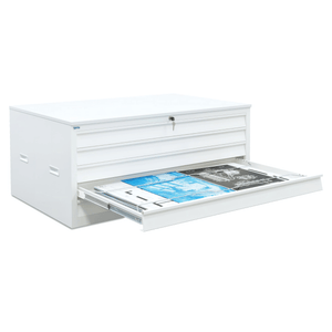 Witte ladekast CH130 met topblad 