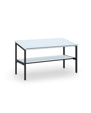 Bouwmeubilair tekentafel INPM 180×90 cm in RAL 7035 hamerslag 