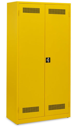 Kast 195x100x45 cm met gelakte legborden en lekbak