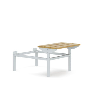 Zitbank CHB in grijs/beuken 70 cm
