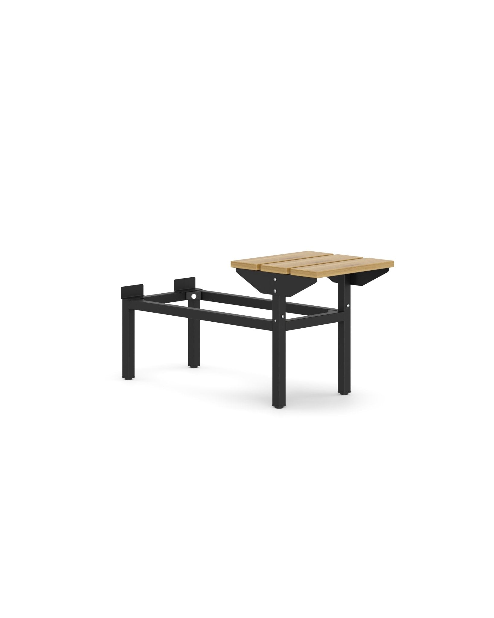 Zwarte CHB zitbank 35 cm