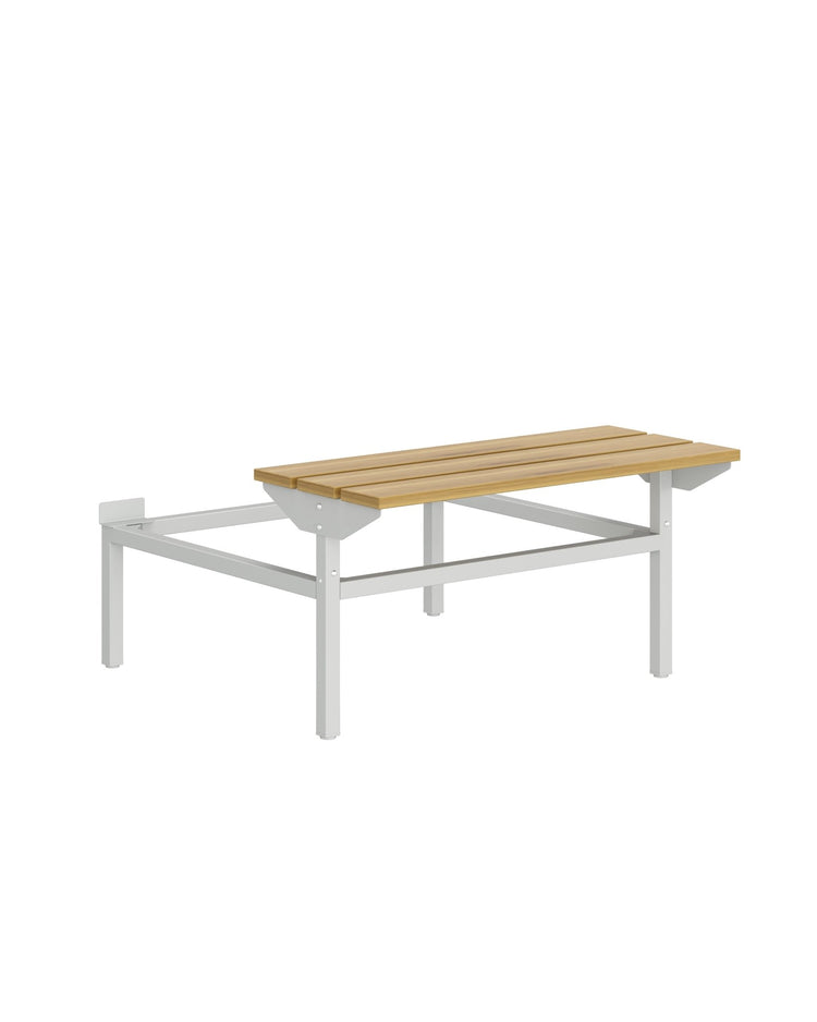 Zitbank grijs/beuken HRT 80 cm