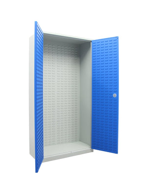 Stalen zwaarlastkast met lippen voor werkplaats